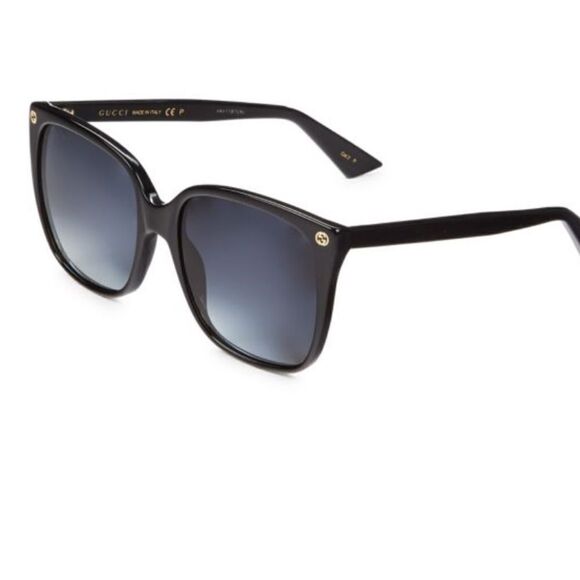 GUCCI GG0022S 57MM Square Cat Eye Sunglasses NWT $700 - Picture 3 of 9